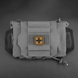 Maxbell Multifunctional First Aid Bag Utility Pouch for Outdoor Activities Camping Grey