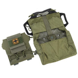 Maxbell Multifunctional First Aid Bag Utility Pouch for Outdoor Activities Camping Green