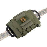 Maxbell Multifunctional First Aid Bag Utility Pouch for Outdoor Activities Camping Green