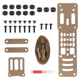 Maxbell Modular Holster Adapter Holder Case Quick Locking System Hunting Accessory Brown