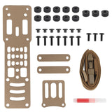 Maxbell Modular Holster Adapter Holder Case Quick Locking System Hunting Accessory Brown