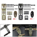 Maxbell Modular Holster Adapter Platform Belt Quick Locking System Leg Strap Kit black
