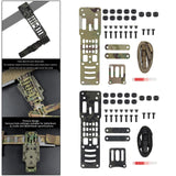 Maxbell Modular Holster Adapter Platform Belt Quick Locking System Leg Strap Kit black