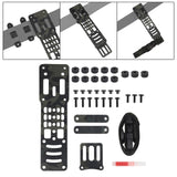 Maxbell Modular Holster Adapter Platform Belt Quick Locking System Leg Strap Kit black