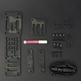 Maxbell Modular Holster Adapter Platform Belt Quick Locking System Leg Strap Kit black