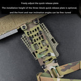 Maxbell Modular Holster Adapter Platform Belt Quick Locking System Leg Strap Kit green