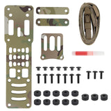 Maxbell Modular Holster Adapter Platform Belt Quick Locking System Leg Strap Kit green