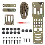Maxbell Modular Holster Adapter Platform Belt Quick Locking System Leg Strap Kit green