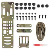 Maxbell Modular Holster Adapter Platform Belt Quick Locking System Leg Strap Kit green