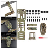Maxbell Modular Holster Adapter Platform Belt Quick Locking System Leg Strap Kit green