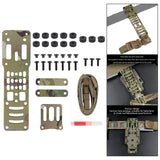 Maxbell Modular Holster Adapter Platform Belt Quick Locking System Leg Strap Kit green