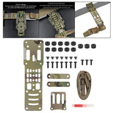 Maxbell Modular Holster Adapter Platform Belt Quick Locking System Leg Strap Kit green