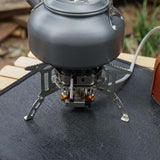 Maxbell Camping Gas Stove Folding 3 Furnaces Heads Cooking Tool Picnic Outdoor