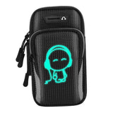Maxbell Sport Armband Running Jogging Arm Bag Case Gym Band Pouch Holder Phone Gray