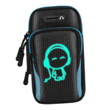 Maxbell Sport Armband Running Jogging Arm Bag Case Gym Band Pouch Holder Phone Blue