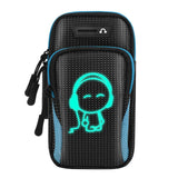 Maxbell Sport Armband Running Jogging Arm Bag Case Gym Band Pouch Holder Phone Blue