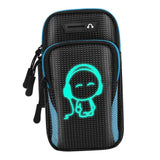 Maxbell Sport Armband Running Jogging Arm Bag Case Gym Band Pouch Holder Phone Blue