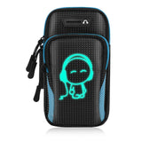 Maxbell Sport Armband Running Jogging Arm Bag Case Gym Band Pouch Holder Phone Blue