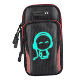 Maxbell Sport Armband Running Jogging Arm Bag Case Gym Band Pouch Holder Phone Red
