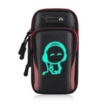 Maxbell Sport Armband Running Jogging Arm Bag Case Gym Band Pouch Holder Phone Red
