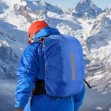 Maxbell Backpack Rain Cover with Reflective Strip 30-40L Rainproof Multi Function Blue