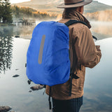 Maxbell Backpack Rain Cover with Reflective Strip 30-40L Rainproof Multi Function Blue
