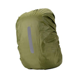 Maxbell Backpack Rain Cover with Reflective Strip 30-40L Rainproof Multi Function Green