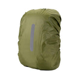 Maxbell Backpack Rain Cover with Reflective Strip 30-40L Rainproof Multi Function Green
