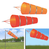Maxbell Windsock Wind Measurement Wind Direction Indicator Hanging Reflective Belt Orange