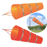 Maxbell Windsock Wind Measurement Wind Direction Indicator Hanging Reflective Belt Orange