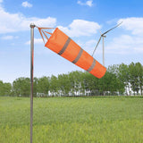 Maxbell Windsock Wind Measurement Wind Direction Indicator Hanging Reflective Belt Orange