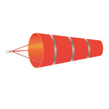 Maxbell Windsock Wind Measurement Wind Direction Indicator Hanging Reflective Belt Red