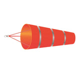Maxbell Windsock Wind Measurement Wind Direction Indicator Hanging Reflective Belt Red