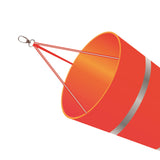 Maxbell Windsock Wind Measurement Wind Direction Indicator Hanging Reflective Belt Red