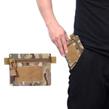 Maxbell Outdoor Wallet Nylon Purse Organizer Pouch Small Bag Zipper for Climbing Green