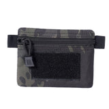 Maxbell Outdoor Wallet Nylon Purse Organizer Pouch Small Bag Zipper for Climbing Black