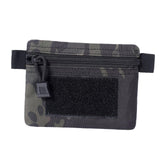 Maxbell Outdoor Wallet Nylon Purse Organizer Pouch Small Bag Zipper for Climbing Black