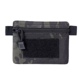 Maxbell Outdoor Wallet Nylon Purse Organizer Pouch Small Bag Zipper for Climbing Black
