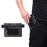 Maxbell Outdoor Wallet Nylon Purse Organizer Pouch Small Bag Zipper for Climbing Black