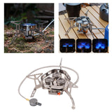 Maxbell Camping Gas Stove Folding Cooking Tool Durable for Fishing Outdoor Camping