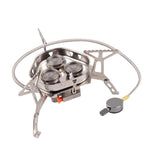 Maxbell Camping Gas Stove Folding Cooking Tool Durable for Fishing Outdoor Camping