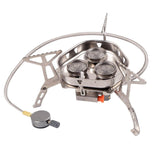 Maxbell Camping Gas Stove Folding Cooking Tool Durable for Fishing Outdoor Camping