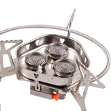 Maxbell Camping Gas Stove Folding Cooking Tool Durable for Fishing Outdoor Camping