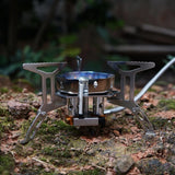 Maxbell Camping Gas Stove Folding Cooking Tool Durable for Fishing Outdoor Camping