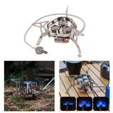 Maxbell Camping Gas Stove Folding Cooking Tool Durable for Fishing Outdoor Camping