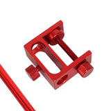 Maxbell Lamp Bracket with Stake 2 Hooks Detachable Easy to Install for Outside Red