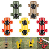 Maxbell Portable Tent Rod Holder Reinforced Bracket for Traveling Fishing Outdoor green