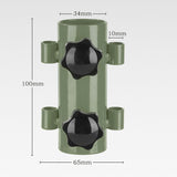 Maxbell Portable Tent Rod Holder Reinforced Bracket for Traveling Fishing Outdoor green