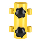 Maxbell Portable Tent Rod Holder Reinforced Bracket for Traveling Fishing Outdoor yellow