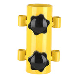 Maxbell Portable Tent Rod Holder Reinforced Bracket for Traveling Fishing Outdoor yellow